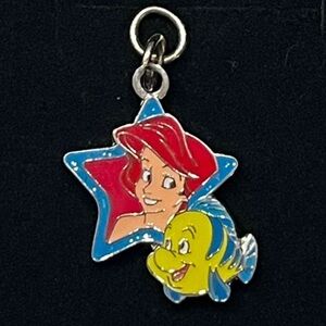 Ariel and Flounder charm
